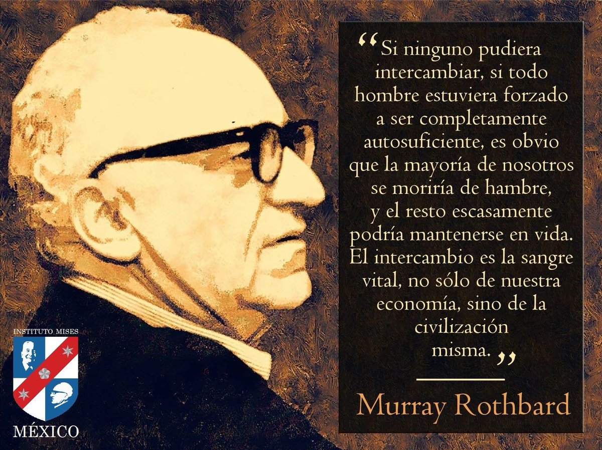 elgeneralabe's tweet photo. El #imperioso #menester de tener que #entrar en #mercado es una #característica del #humano para #poder #sobrevivir
#liberal #liberalismo #libertario #libertarismo #Rothbard #ElGeneralABE https://t.co/1XmOoefowD