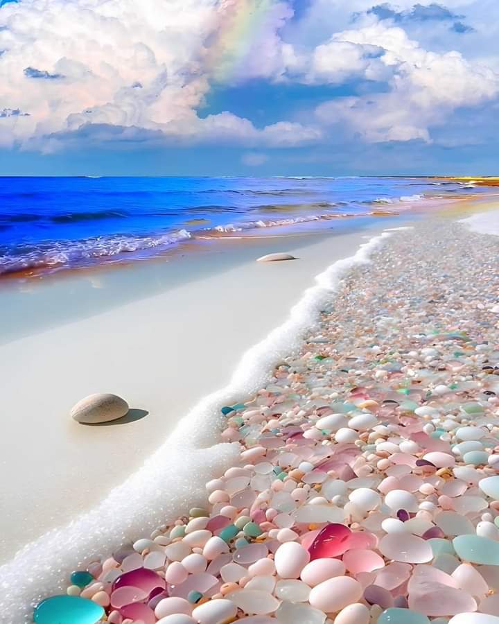 EstiloMDF's tweet image. Glass Beach, en  California ♥💙💜
