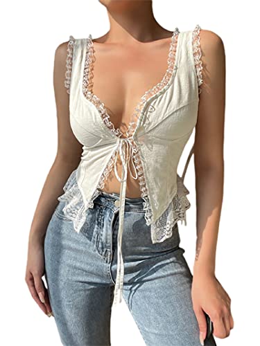 I just received Y2K Sexy Spaghetti Strap Lace Crop Camisole Sleeveless V Neck Sexy Cami Top Slim Fit<a href="/tag/throne"class="tags"><span>#throne</span></a><a href="/tag/wishlist"class="tags"><span>#wishlist</span></a>