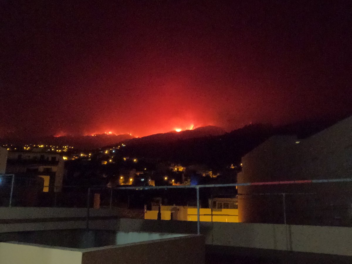 Jeedheedz's tweet photo. Desde la carretera general en la Victoria de Acentejo 💔  #IFArafoCandelaria #IncendioTenerife https://t.co/pIkgIXPUi5