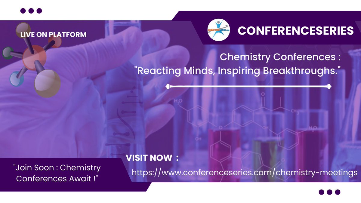 🔬 Live on platform meaning! 🔬
🌐 Join us as we connect brilliant minds from around the globe to discuss #ChemistryInnovation and explore new dimensions in #chemicalresearch. It's a platform to learn, network, and ignite your passion for all things chemical.🚀
#ScienceUnleashed