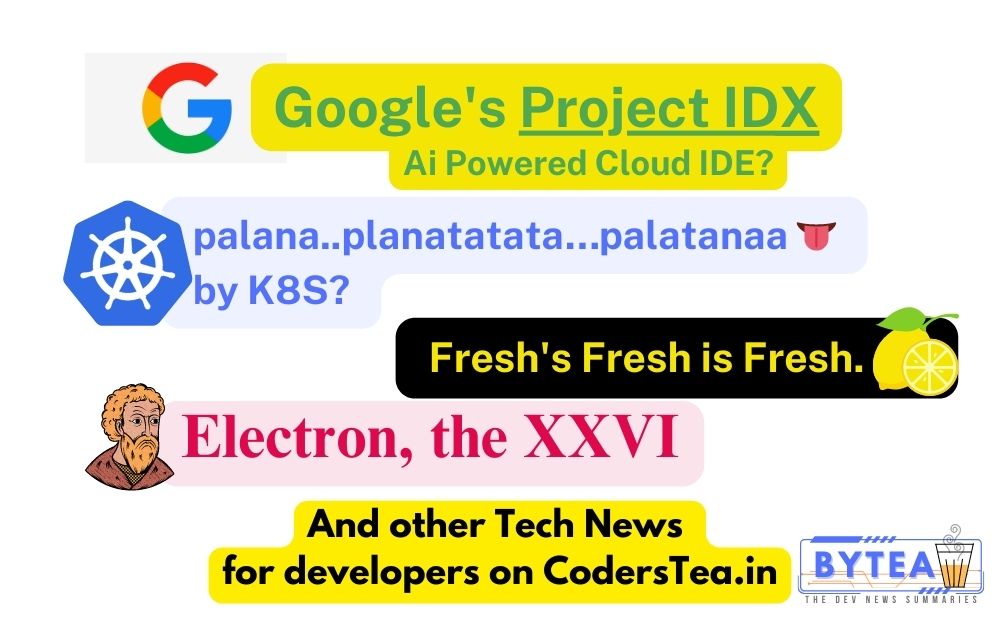 CodersTea's tweet photo. #Google has launched AI Power Cloud IDE?
And other Top Tech News for Developers.

#technews #new #tech #developers #programming 

https://t.co/pCgJIdXvy7 https://t.co/hanHtQfdwA