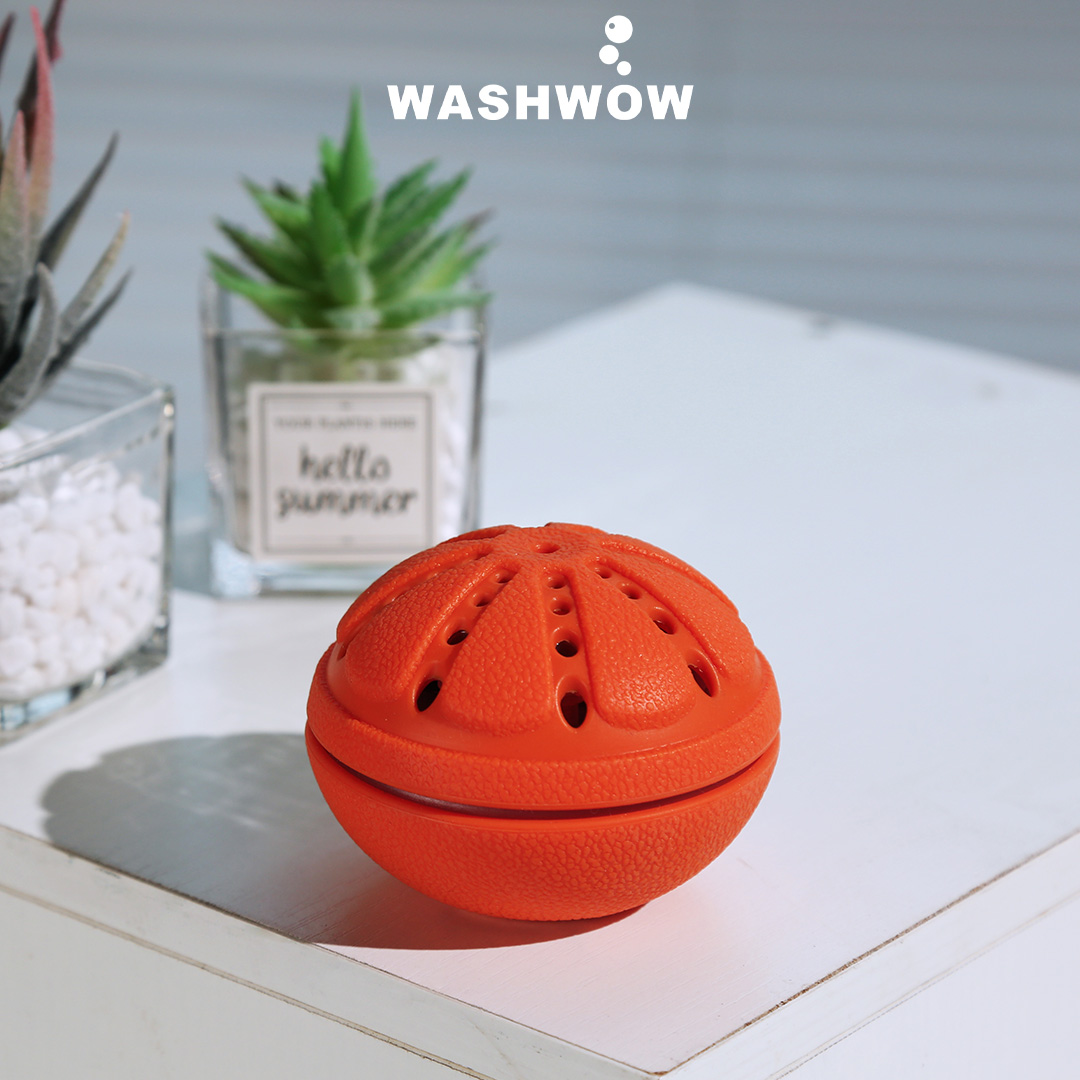 Washwow1's tweet photo. No more measuring, pouring, or accidental spills. Just pop this little hero into your washer and watch it battle stains like a superhero. 😍
.
.
#washwow #washwowW1 #laundryball #laundry #clothes #clean #fresh #technology #design https://t.co/ddHWFxHML5