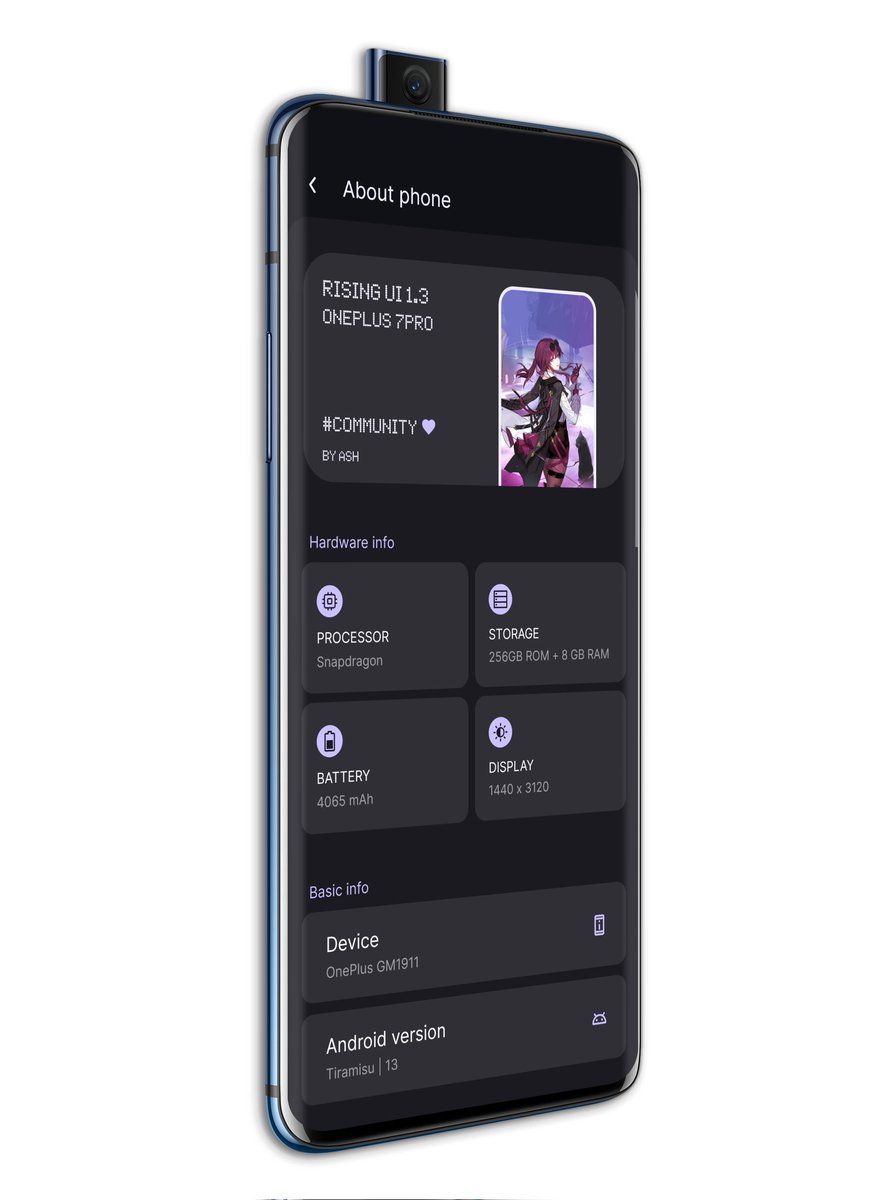 debugtiger's tweet photo. Rising OS for OnePlus 7 Pro 🤩
#Android #AOSP #RisingOS
#OnePlus7Pro #Guacamole https://t.co/7Rb4id6Xlc