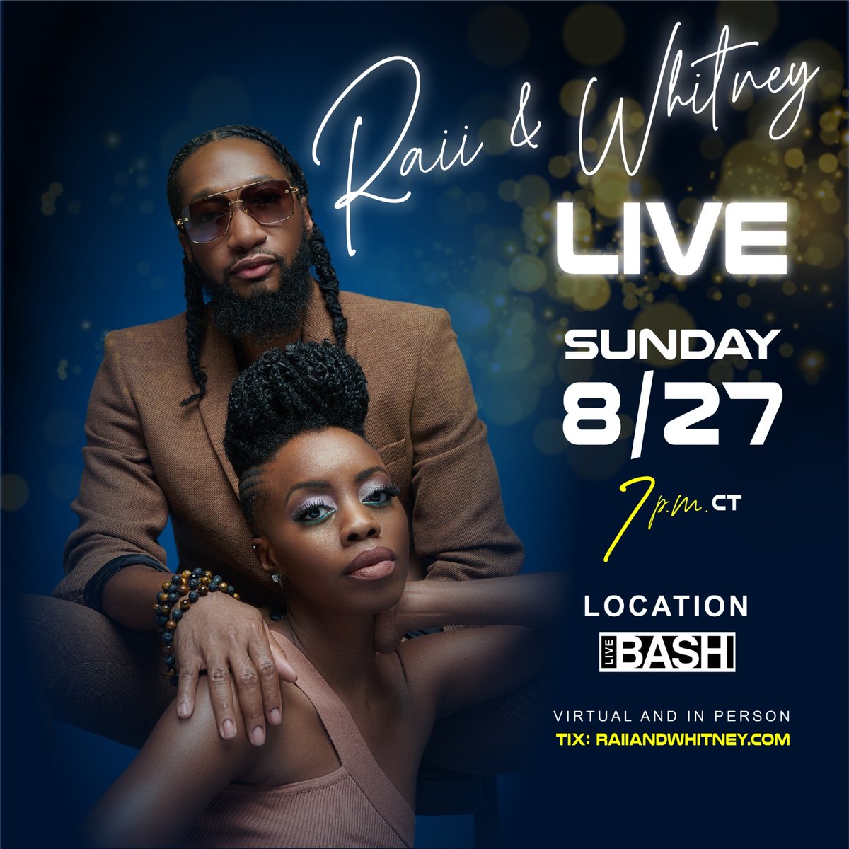 It's been over 5 years since we've had a RAII &amp; WHITNEY Live Concert ….

CHICAGO…you ready?‼️

➡️ Tickets &amp; Concert Details 
raiiandwhitney.com/rwlive