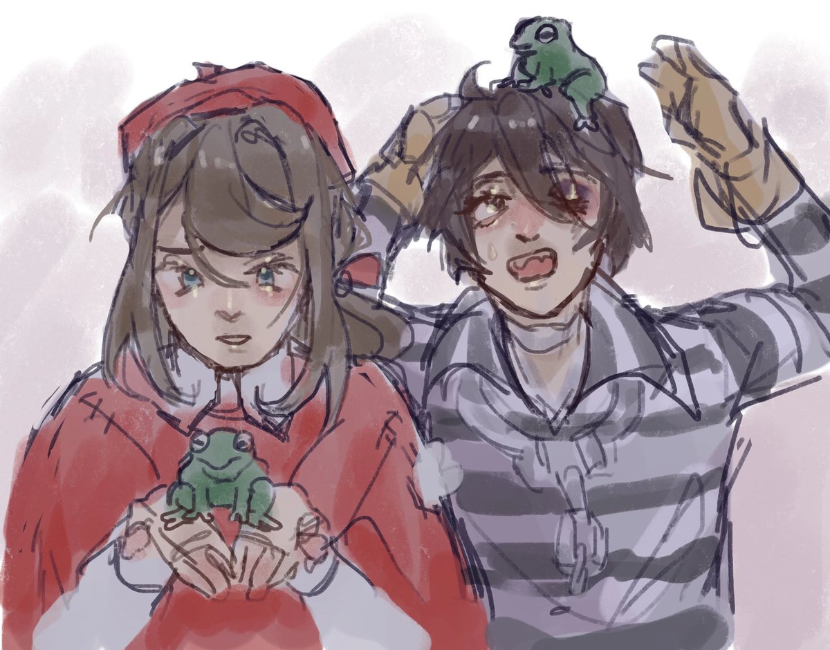 Cou29Cou's tweet photo. #identityVイラスト #IdentityV #lucabalsa #edgarvalden #painter #prisoner https://t.co/HGLaavtwxp
