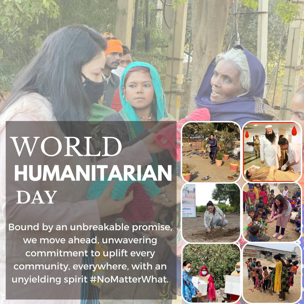 insan_honey's tweet photo. Embrace the power of compassion on this #WorldHumanitarianDay!
Let's stand together, united in our mission to make the world a better place for all. Every act of kindness, no matter how small, creates ripples of positive change.  
Spread love, lend a helping hand, and inspire hope. Together, we can build a brighter future for every corner of the globe