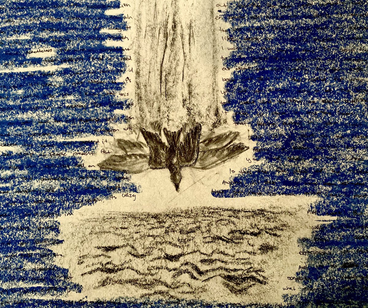 _anahiiaa's tweet photo. Little series I did 
11x17 oil pastel ink and charcoal 🚶🏻‍♀️ https://t.co/tjS72cX91h