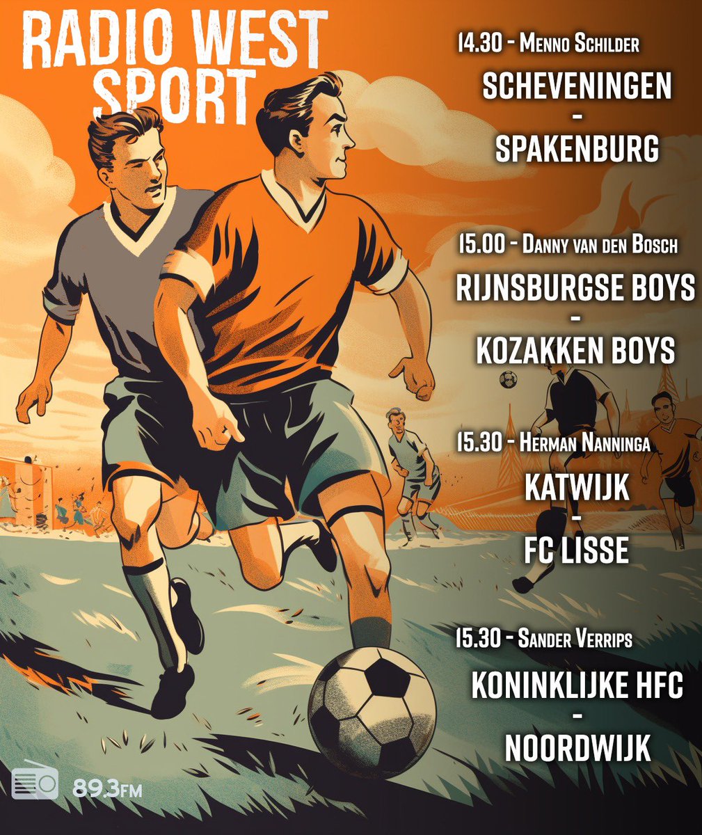 🎵 ‘Zaterdag is de mooiste dag van de week’ zong een Nederlandse band ooit. 

Dat heerlijke gevoel hebben wij nu ook. We gaan weer beginnen. Wij hebben vier heerlijke potjes uit de tweede divisie voor je: