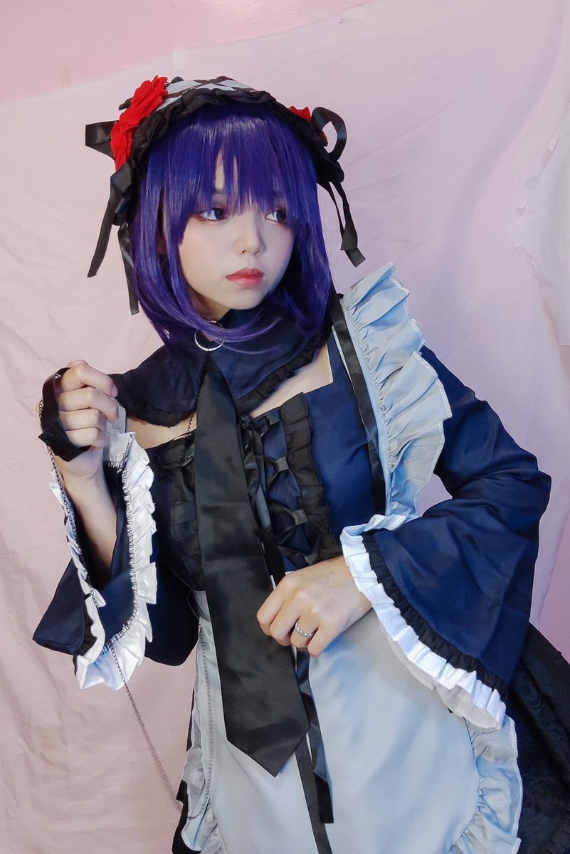 Jiroux_Clark's tweet photo. I'm totally Shizuku-tan right now! 
🥀💜

#shizukukuroe #marinkitagawa #MyDressUpDarling #cosplay https://t.co/kCt4Gn1Io9