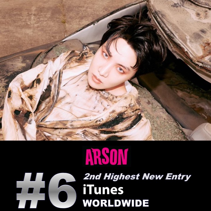 #Jhope's #JackInTheBox explodes at #1 on the Worldwide & European iTunes Album charts after going to #1 in 20+ countries! 💪💣1⃣🌎➕🌍🎵💿📈🔥👑💜 It's now a Million Seller with just 2 versions and is the 7th Best-selling Album by a Soloist in Hanteo History! #Arson scores the…