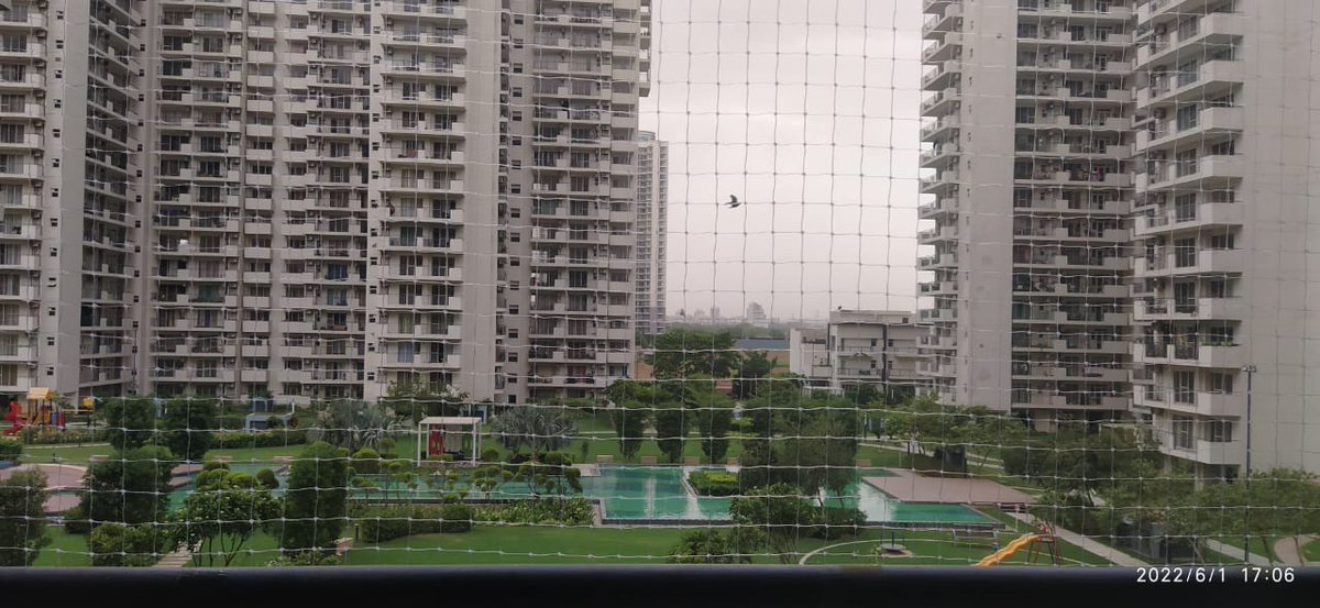 avglobalbirdnet's tweet image. Bird net in your balconies not only blocks pigeons entry but does it while allowing air and light to maintain proper ventilation. #birdnet #antibirdnet #balconynet
