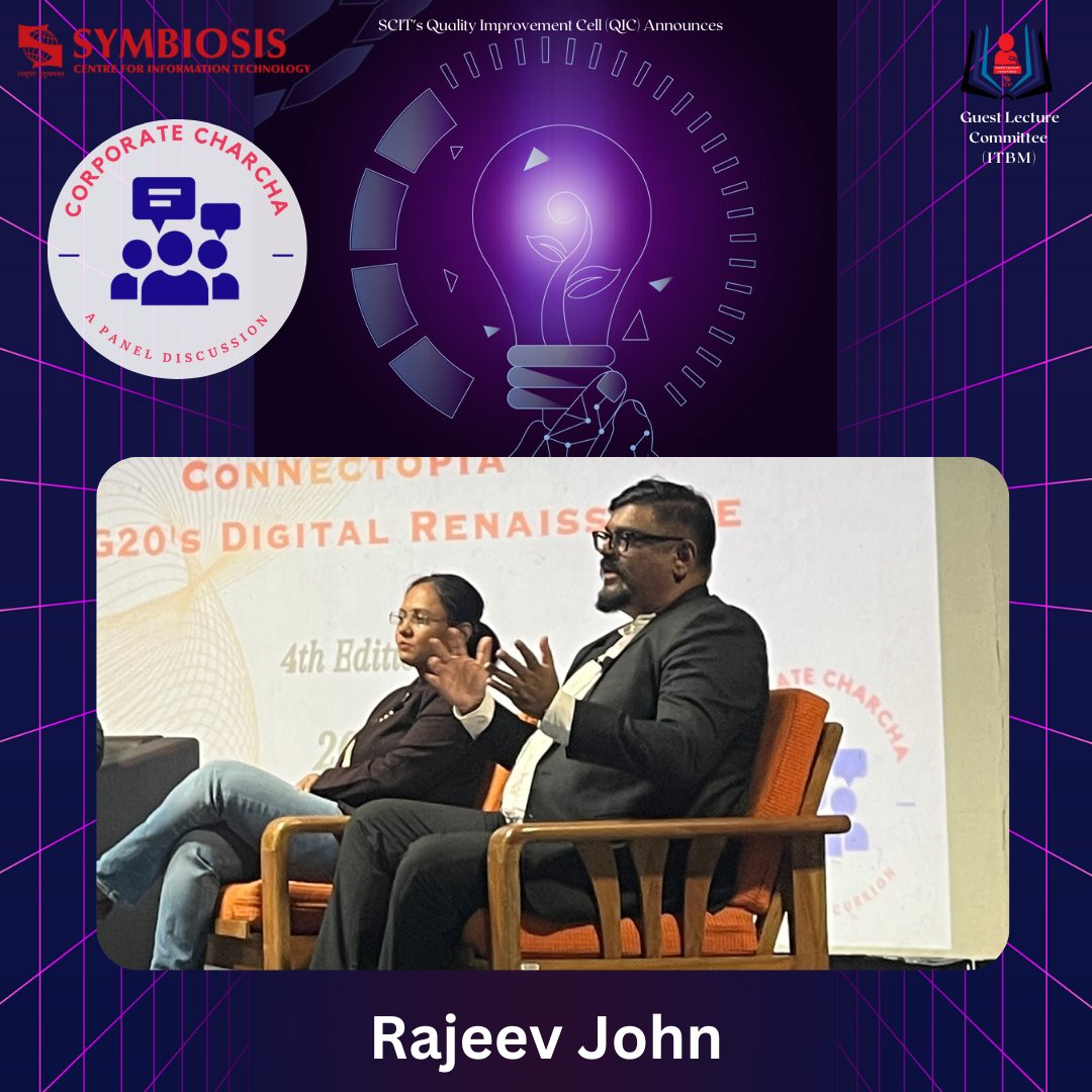 MBA_SCIT's tweet photo. An insightful discussion on the potential of blockchain technology and the newest cybersecurity solutions with Rajeev John. We are grateful for the opportunity to learn from such a knowledgeable expert.
#SCIT #GuestLectureCommittee #CorporateCharcha #2023 #G20 #Connectopia https://t.co/KLigfzQP3A