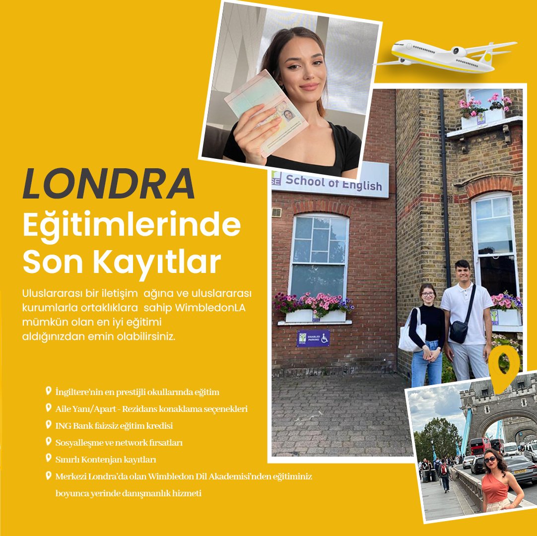 WimbledonlaT's tweet photo. Londra Seni Çağırıyor 🇬🇧 

Uluslararası bir iletişim ağına ve uluslararası kurumlarla ortaklıklara sahip WimbledonLA mümkün olan en iyi eğitimi aldığınızdan emin olabilirsiniz.👑

Eğitiminize Londra'da devam etmek isterseniz bizimle iletişime geçebilirsiniz.

#abroad #yks23 https://t.co/4DMyFLC0Tb
