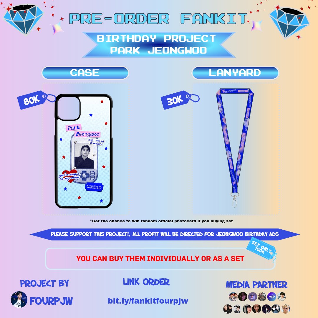 fourpjw's tweet photo. ✨️OPEN PRE-ORDER PARK JEONGWOO BIRTHDAY FANKIT BATCH 2✨️

PRE-ORDER SAMPAI 15 SEPT 2023

Link Order : https://t.co/4WD927wtm1

❣️All profit for Jeongwoo Ads Birthday Project❣️

Any Question ? DM us ☺️
For GO 🌏, Please DM us ☺️

#PARKJEONGWOO #박정우 #BEWITHWOO https://t.co/He7AjbZdCm