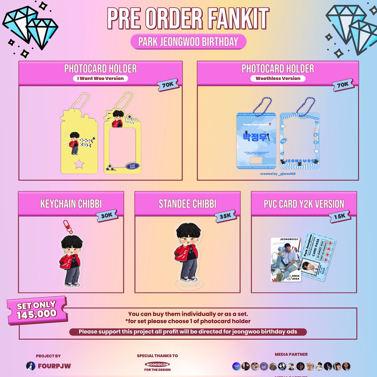fourpjw's tweet photo. ✨️OPEN PRE-ORDER PARK JEONGWOO BIRTHDAY FANKIT BATCH 2✨️

PRE-ORDER SAMPAI 15 SEPT 2023

Link Order : https://t.co/4WD927wtm1

❣️All profit for Jeongwoo Ads Birthday Project❣️

Any Question ? DM us ☺️
For GO 🌏, Please DM us ☺️

#PARKJEONGWOO #박정우 #BEWITHWOO https://t.co/He7AjbZdCm