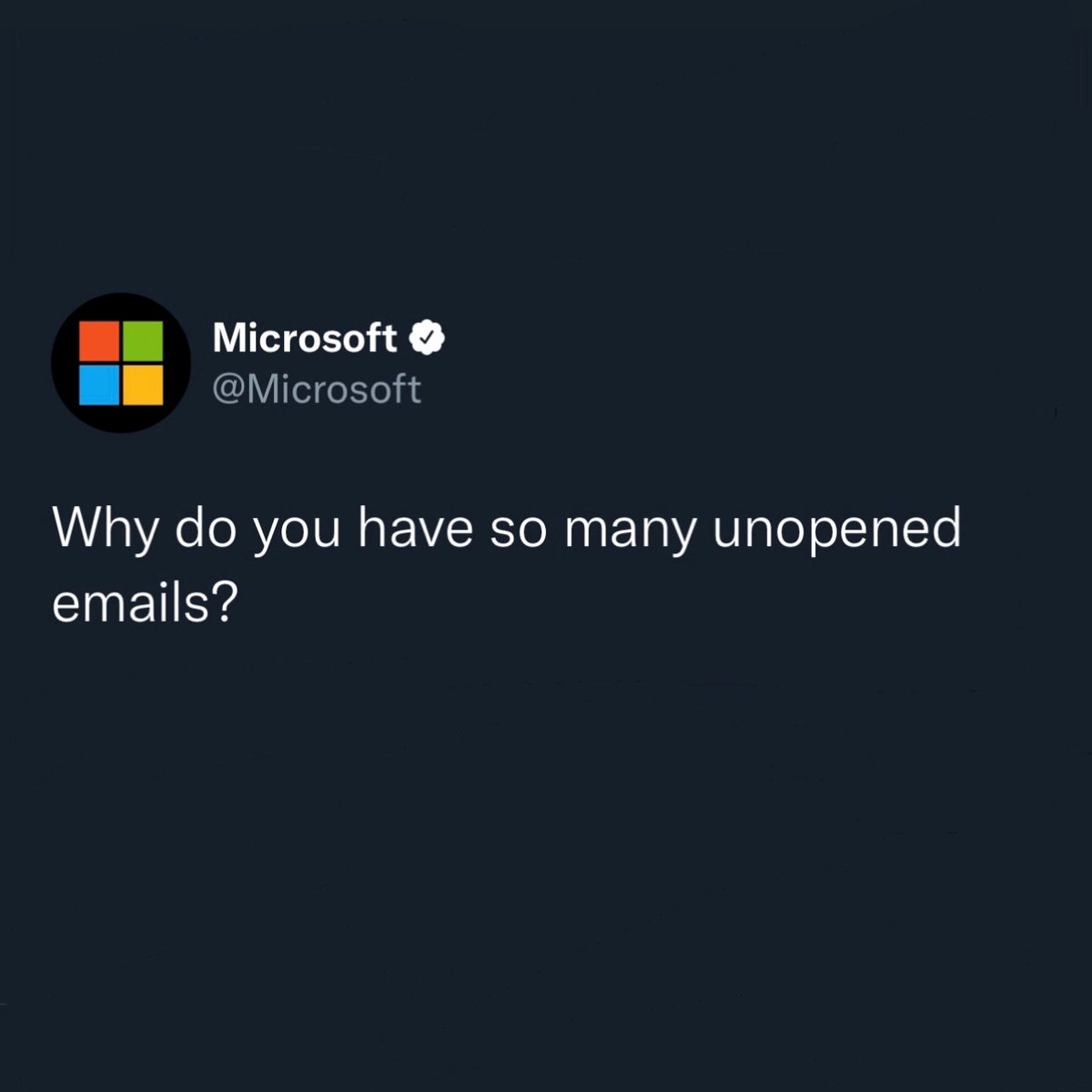 Microsoftbe's tweet photo. Nous ne vous jugeons pas. Nous vous envoyons tout simplement un petit rappel.
#ConnectWithMicrosoft https://t.co/y8xXyz0rEq