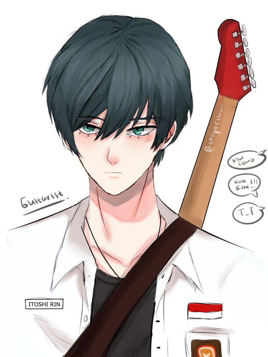 bluelockfess's tweet photo. -bllkarya rin mau genjreng🥶

art by sender https://t.co/w1QcA0uTDg