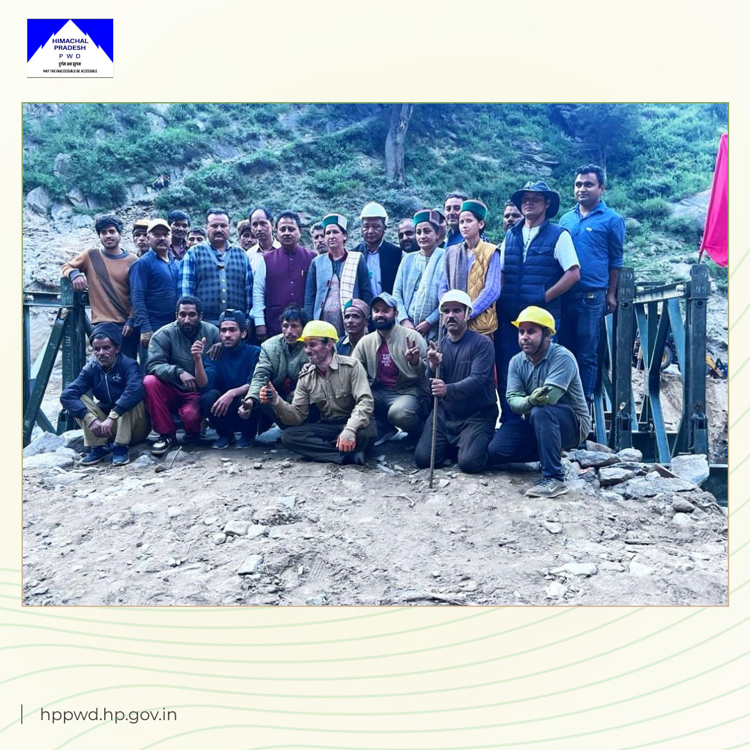 PWD125810's tweet image. 90 feet DSR Bailey Bridge Launched over Brua Khad on Shong-Brua Road by Mechanical Division HPPWD Rampur.
.
.
.
.
#HPPWD #hppwdworks #roadconstruction  #roadupdate #himachalroadupdate #Rampur