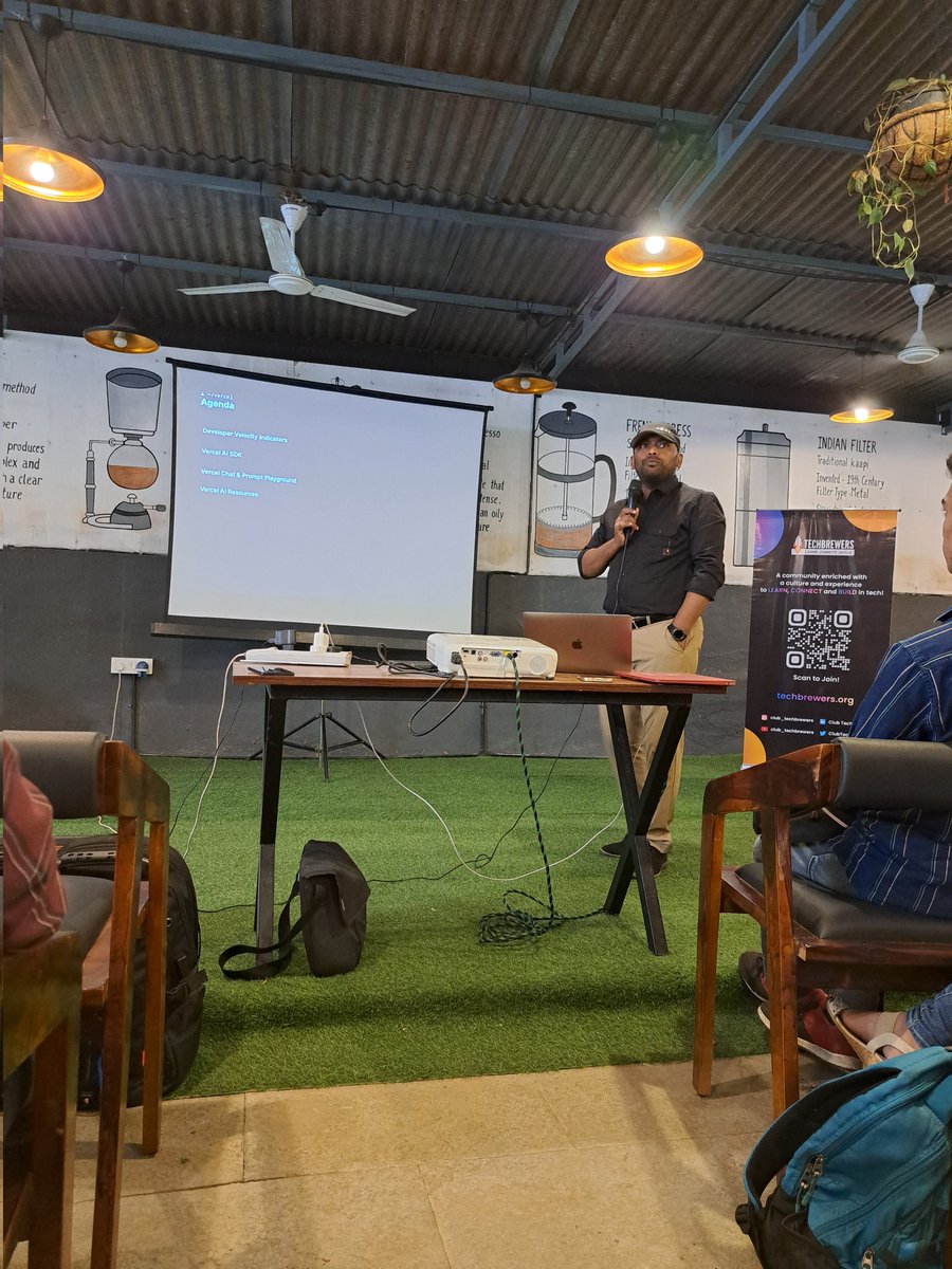 AmanIngle16's tweet photo. Amazing  session by 
Pralhad sonar 
#TechBrewersMeetup
and Thank to you @MrunankPawar 
For Organizing Amazing session 
@ClubTechBrewers.

Attending the event with my Friend @yashltwts https://t.co/N6LLlSm64g
