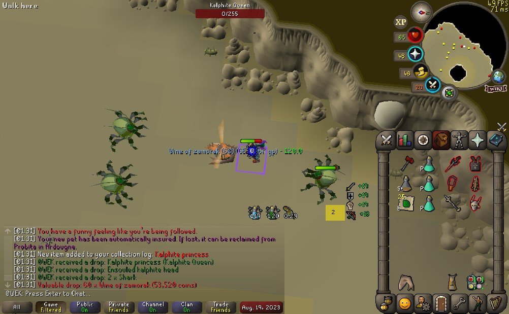 14kc bro what is my luck on runescape the video game