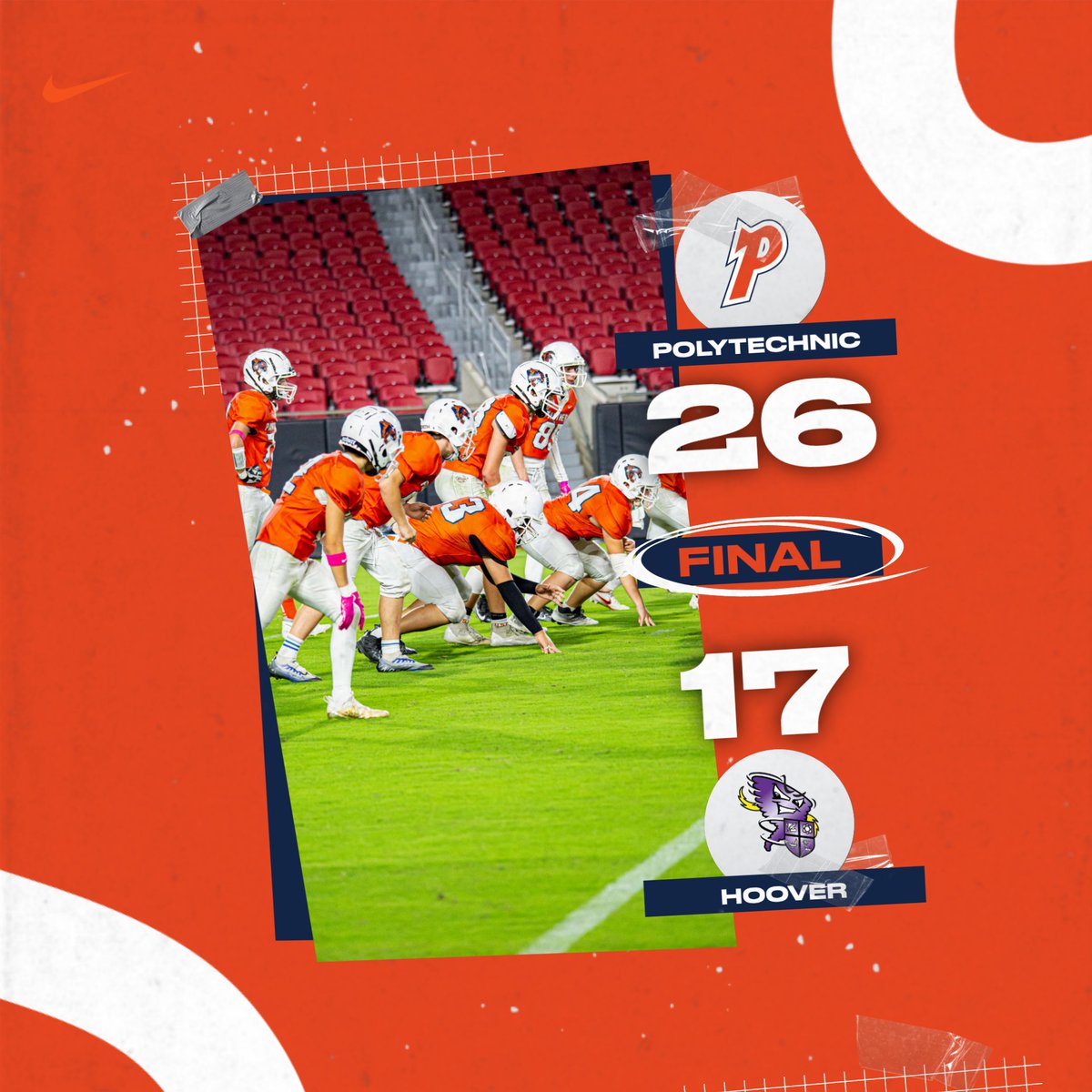 PolyAthletics's tweet photo. PANTHERS WIN!  Poly won the first game of the season tonight at PCC. It was a hard fought game with critical big plays at crucial moments. #polyfootball #highschoolfootball https://t.co/l6syKrWWZx