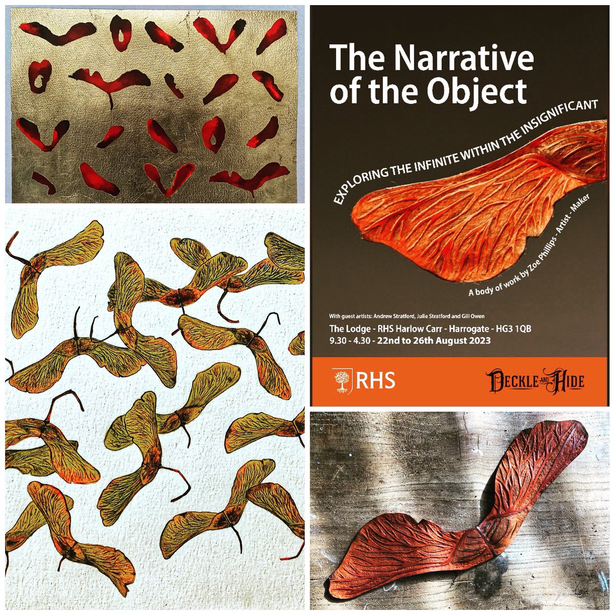 ‘The Narrative of the Object’ opens 22nd August @rhsharlowcarr

#bydeckleandhide #maker #artist #craft #installationcraft #installationart #upcomingexhibition #rhsharlowcarr #sycamore #narrativeoftheobject #object #artefact #narrative #connection #linesofconnection