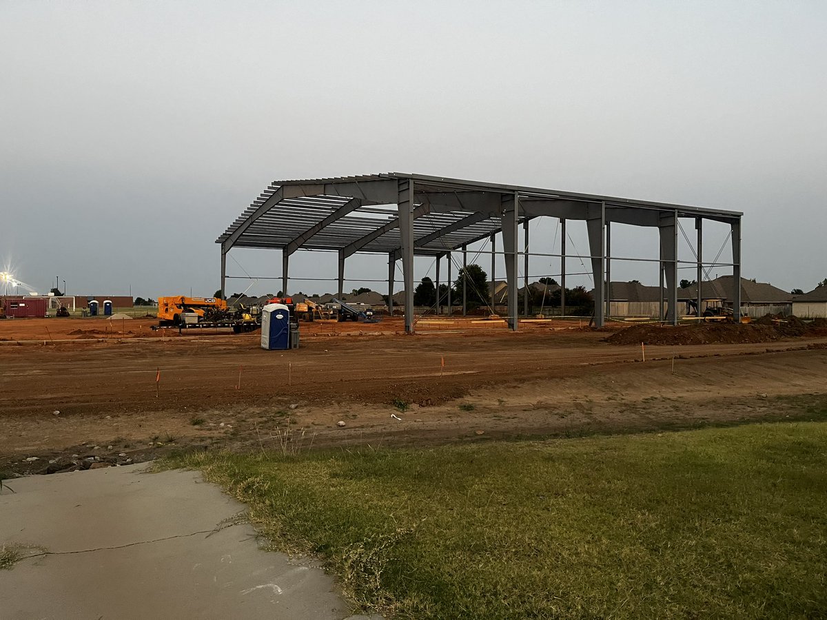 Southmoores new indoor being constructed!