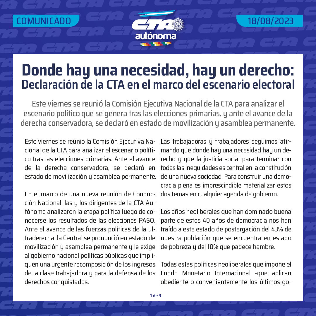 CTA Autónoma tweet media