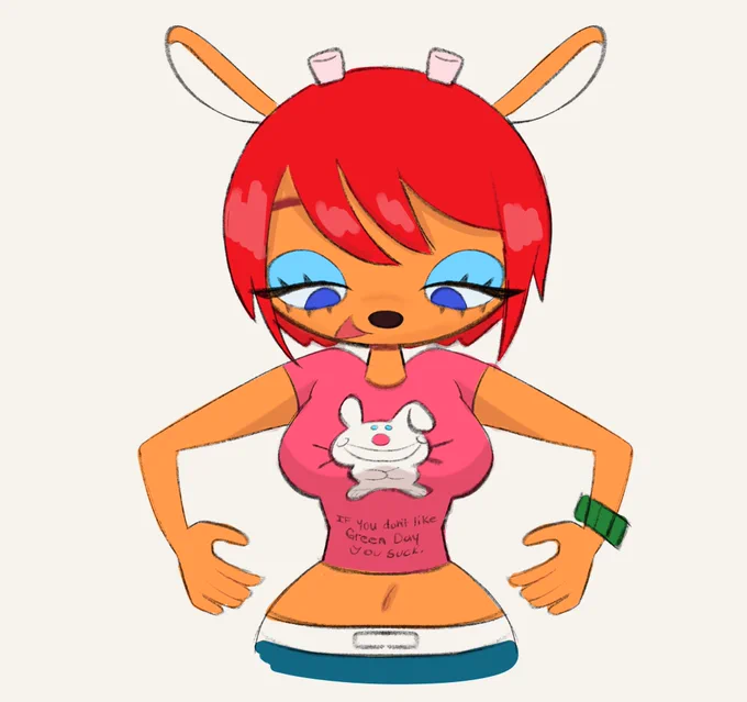Trip to hot topic, she wants your opinion if she should get the shirt or not 