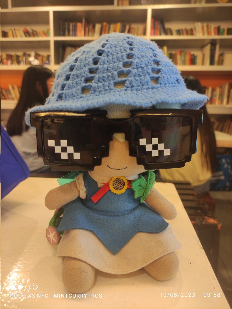 CirnoFumoTan's tweet photo. "Day 19b: Cool Cirno Tan."
No, this is NOT a hijack attempt. This is Cirno Tan assimilating within the performance. And the opening of the event.
#cirnotan #cirno #tannedcirno #touhou #fumo #plushie #ysdaf ##ysdaf2023 https://t.co/ac45ZsCctu