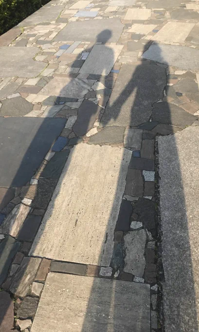 これは昨日撮った写真と昔の写真。我ながらエモい 