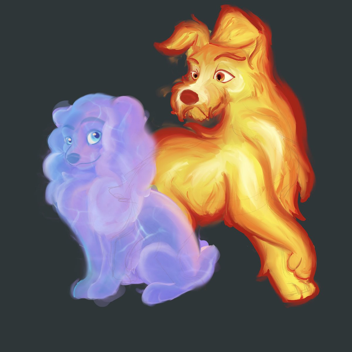 Crossover!
#disneyfanart
#ladyandthetramp
#elemental