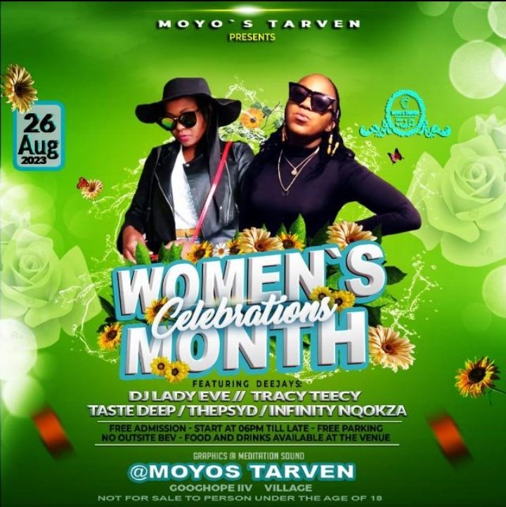 TEEcy_Tracy's tweet photo. Another confirmed gig for August month 🙌🏾 Asbonge 💯🙏🏾😌

#TEEcy #ItsTheFunkThatMovesMe #WomenInDanceMusic https://t.co/JyoiVrfJlU