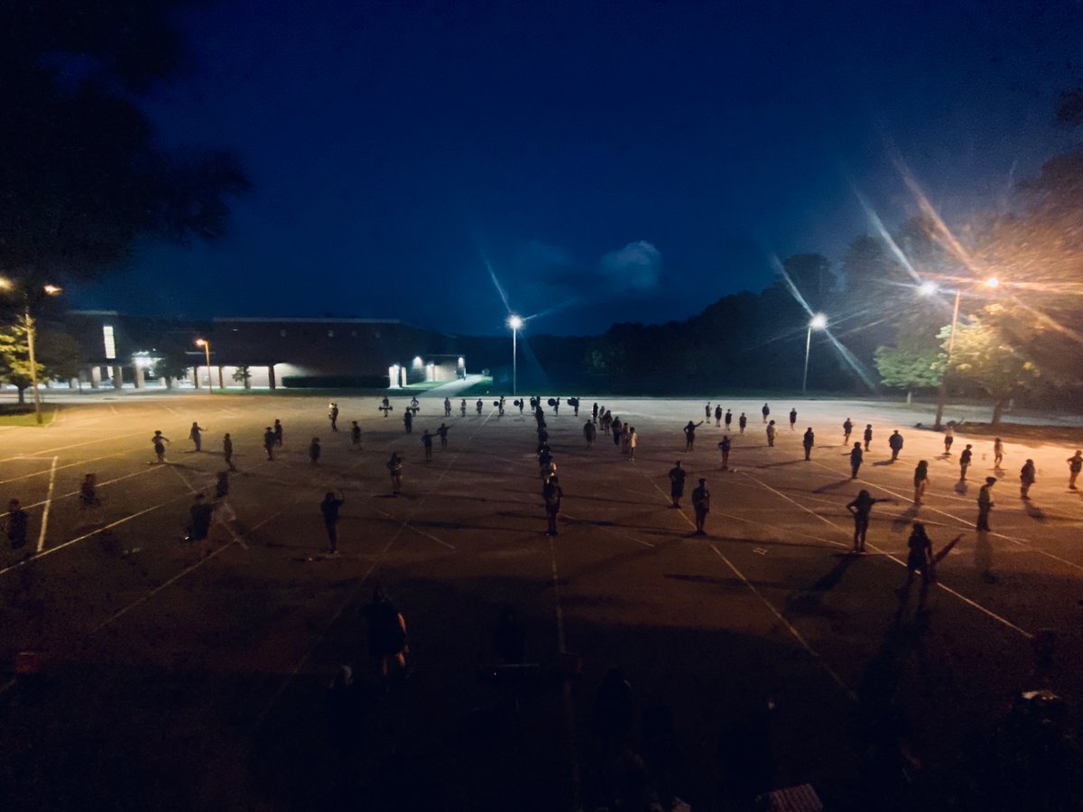 Woodside_Band's tweet photo. We closed our Band Camp Spirit Week with Woodside Spirit Day! We had another great night of practice and are having fun learning the new show. 
#bandcamp
#woodsidepride
#woodsideband
#marchingwolverines https://t.co/k9jabJJImK