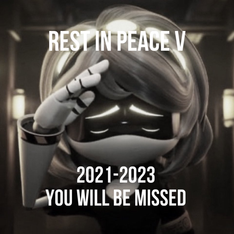 Uzi_DarkXwolf17's tweet photo. #ripV #murderdrones #SerialdesignationV #V https://t.co/rqOhOttBEH