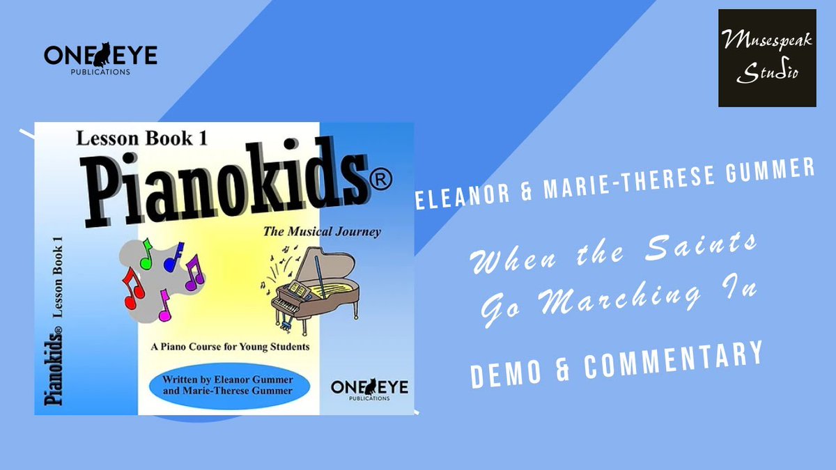 musespeakstudio's tweet image. We close off the week with a classic! Here&apos;s Hannah&apos;s performance of When the Saints, followed by my commentary, highlighting potential trouble spots for students. Enjoy!

buff.ly/3OQoSd4 #demofriday #pianokids #pianolessonsforbeginners #pianotutorial