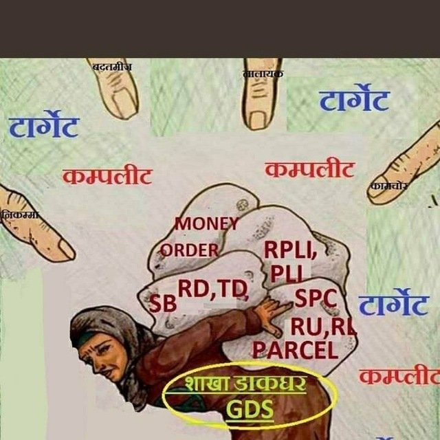 #गुलाम_डाक_सेवक
आज अगर देश में #GDS की हालत देखी जाए तो बहुत ही ज्यादा खराब होती जा रही है।वर्तमान में जो #Union काम कर रही है यह सब उन्हें का ही परिणाम है क्योंकि यूनियन ही नहीं चाहती है कि #GDS नियमित कर्मचारी बने।
<a href="/KamalKi36229742/">Kamal Kishore Sharma</a>
<a href="/BPMJograjsingh/">Jograj Singh Rathore Aati</a> <a href="/SMVTDON/">Sanwar Mal Vaishnav</a>