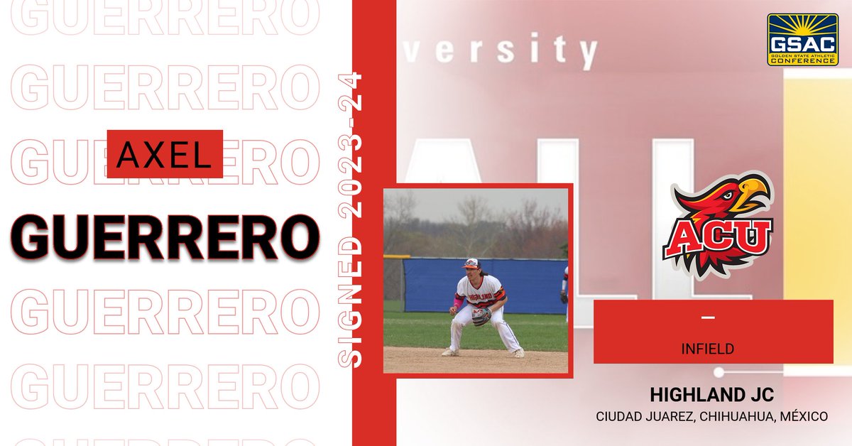ACUBaseball1's tweet photo. Welcome to the ACU Baseball Family @Axelagr15 https://t.co/7HNbXFK5ez