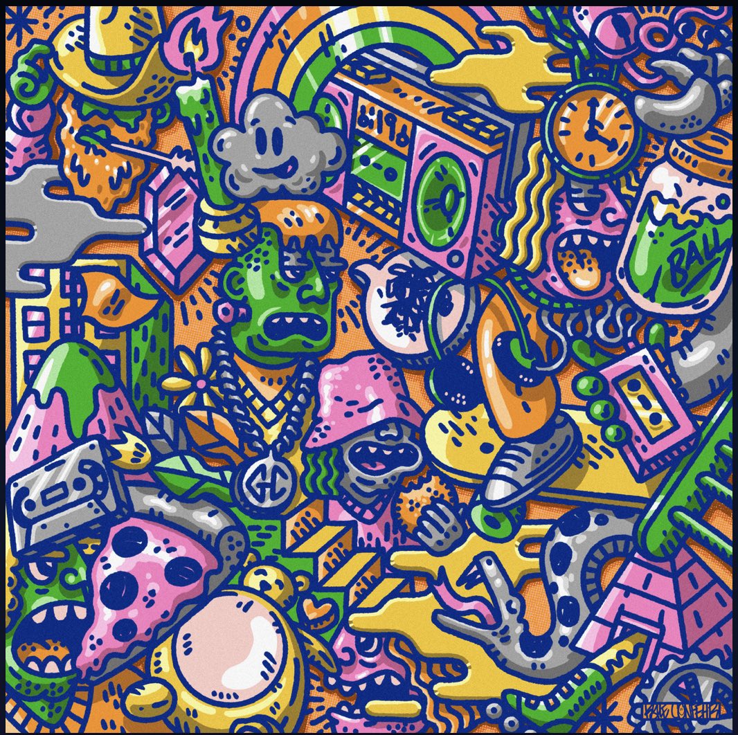 Been patiently waiting for @KConfehr’s next drop in his bustle and flow collection and won it during FAF on <a href="/0xCampfire/">Campfire 🔺</a>.  turned out perfect. 

#avax #nft