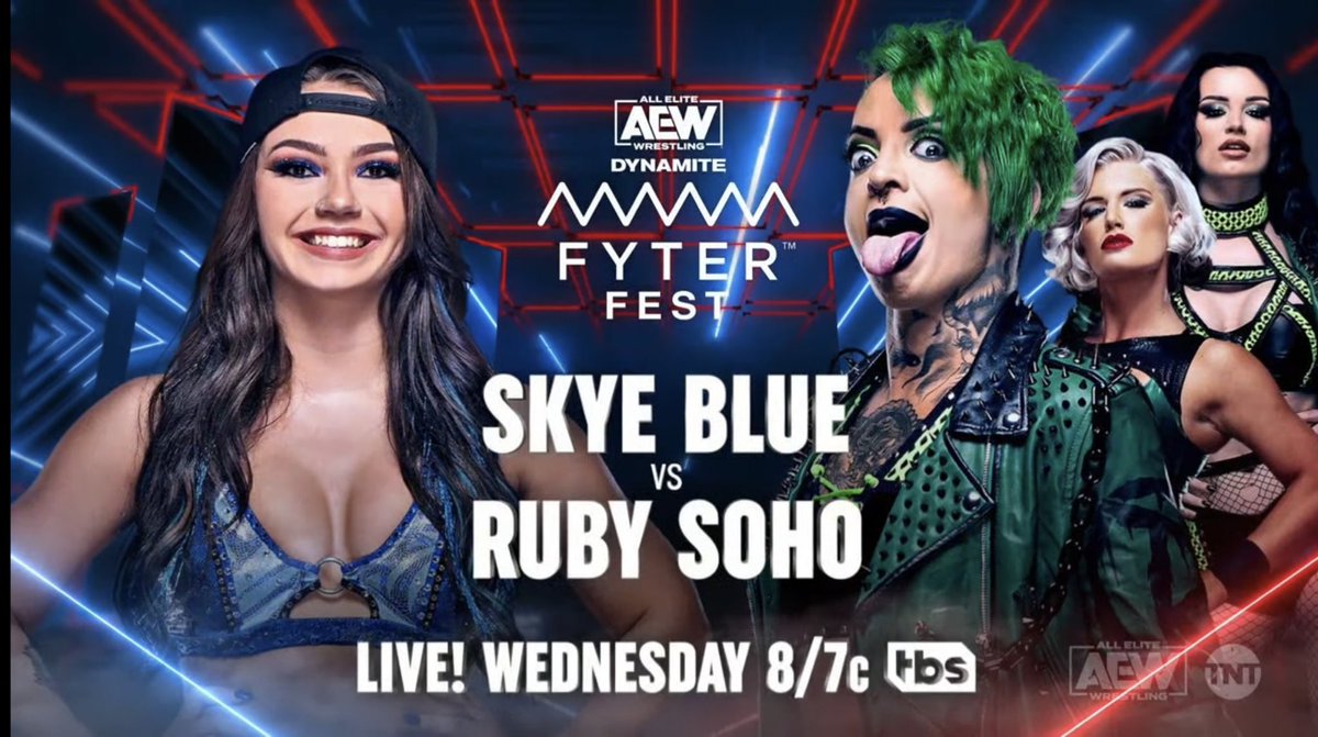 The card for next week’s #FyterFest #AEWDynamite 
1/3 #AEWRampage