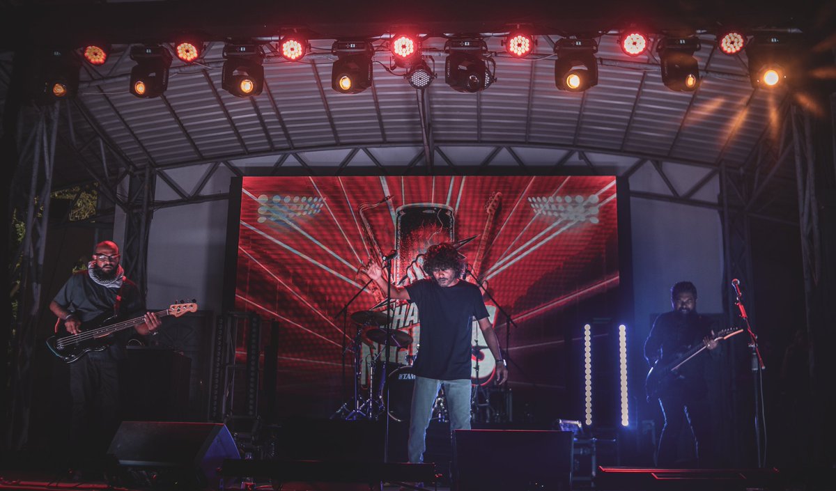 Traphic Jam
 at  Social Centre, Male. 
☮️&❤️
 #ChargedNights #UnleashTheEnergy #rockthenight #traphicjammv #traphicjam