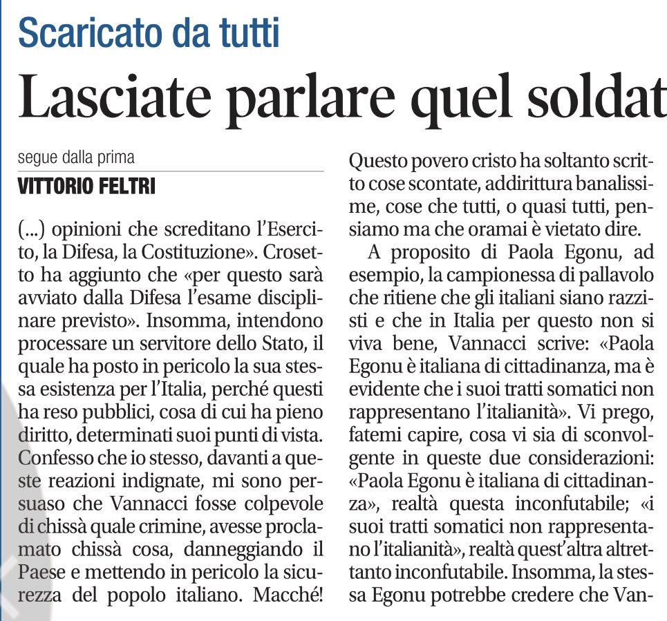 ClaudioCenta1's tweet photo. Datevi il tempo di leggere l’intero articolo. Merita. https://t.co/YkTYI2fzDb
