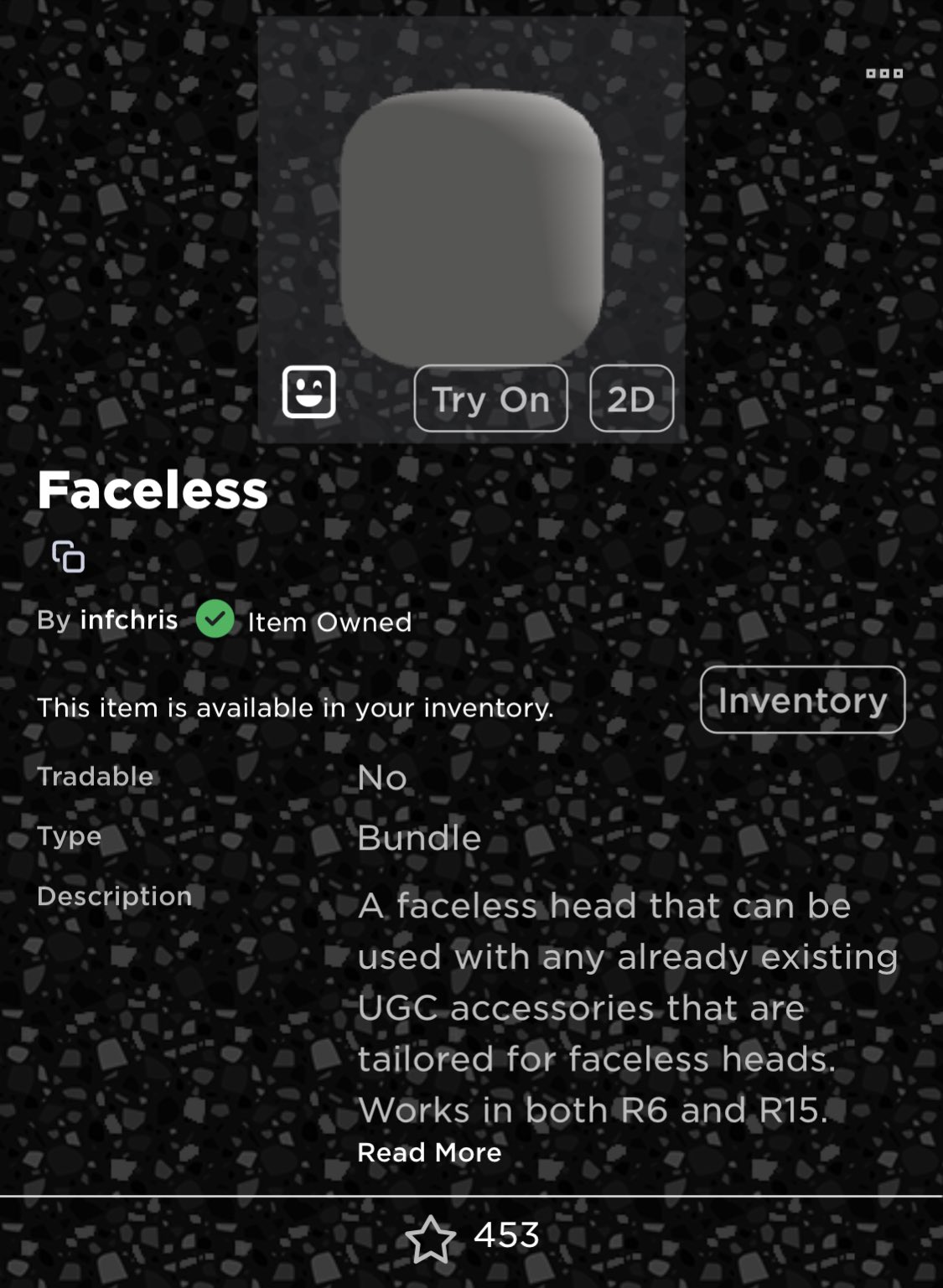 Faceless - Roblox
