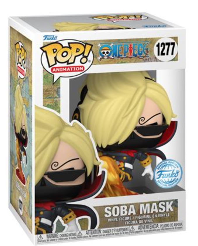 Deals_Store_Fr's tweet photo. La POP #ONEPIECE du personnage #SobaMask est désormais disponible sur la Fnac avec un peu de chance vous pourrez l'obtenir en version (Chase) lors de la réception de votre colis.
🇫🇷 https://t.co/dyl5De13sW https://t.co/5bevNVGSde