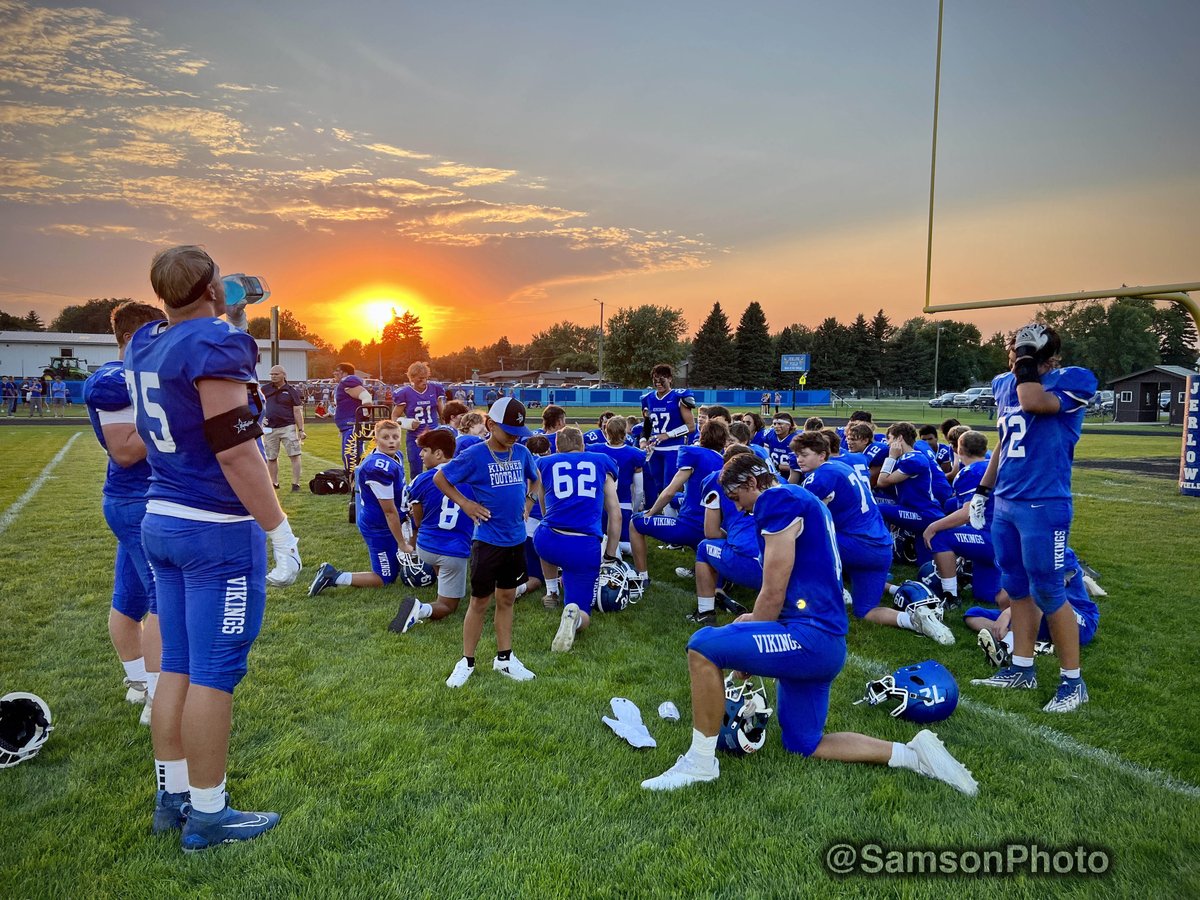 SamsonPhoto's tweet image. .@kindredfootball takes on @CCSquirrelFB in the #NDpreps #FridayNightLights opener in week zero.