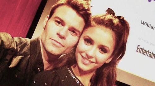kalijahthoughts's tweet photo. these are not nina dobrev and daniel gillies. these are katherine pierce and elijah mikaelson !! https://t.co/8npO7Wl8Ja