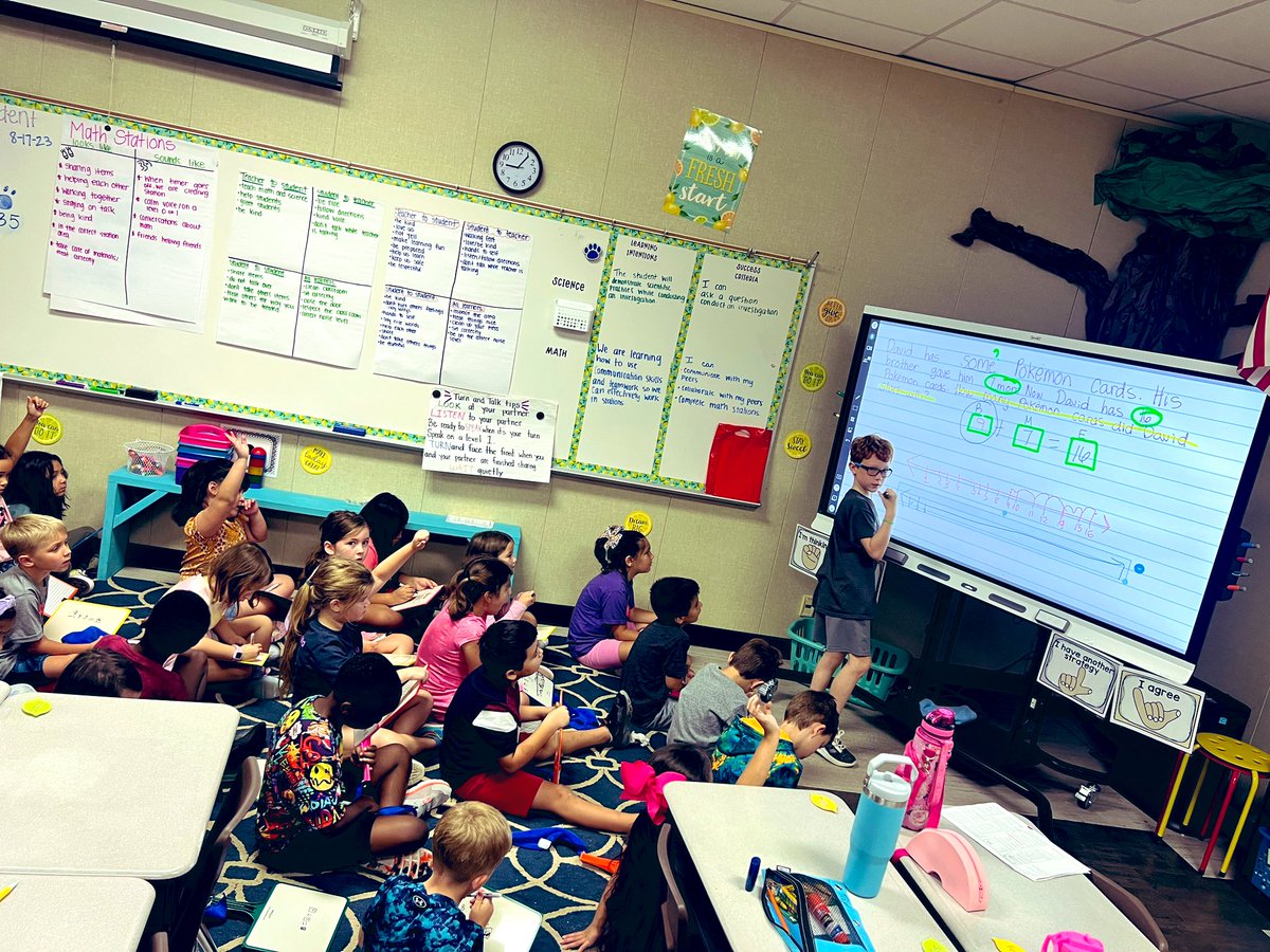 PGE leaders sharing math strategies! 
<a href="/PGE_CougarCubs/">Pecan Grove Elementary</a>