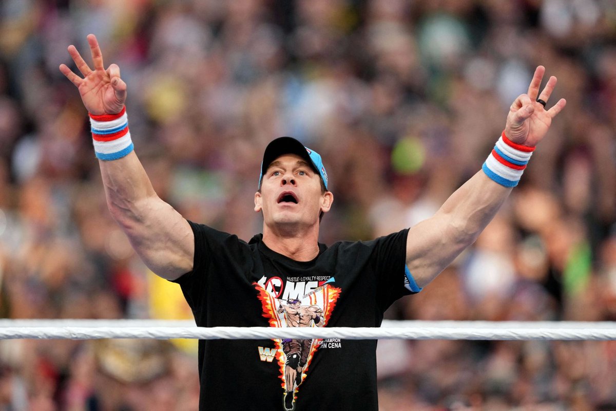 WrestlingIsFunN's tweet photo. Cena vs Edge - Loser Retires at Wrestlemania 40
Please @WWE @TripleH make this match, we want @JohnCena vs @EdgeRatedR one last time!

#SmackDown #Wrestlemania #CenaVsEdge https://t.co/idFcDjDqIH