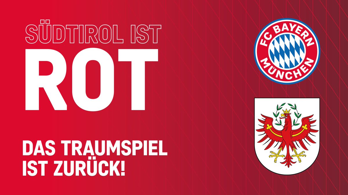 MeindlFCB's tweet image. MATCHDAY in #Kaltern! #Südtirol ist ROT! 🔴⚪️ @FCBayern @Bundesliga_DE @DFL_Official @Italia_deu @LandSuedtirol @suedtirol_info @RaiSuedtirol @WetterSued @CantinaKaltern